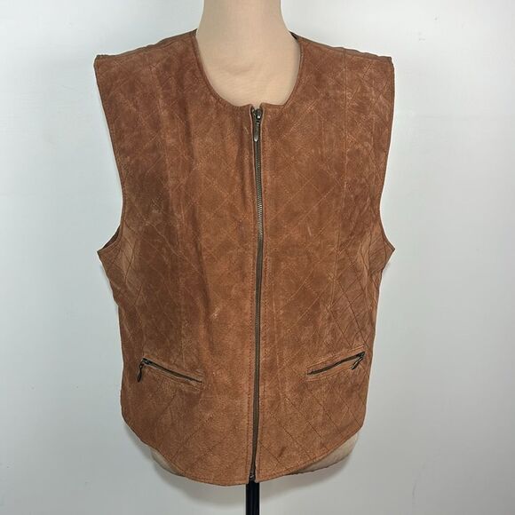 Baxter & Wells Jackets & Blazers - Baxter & Wells leather vest size large